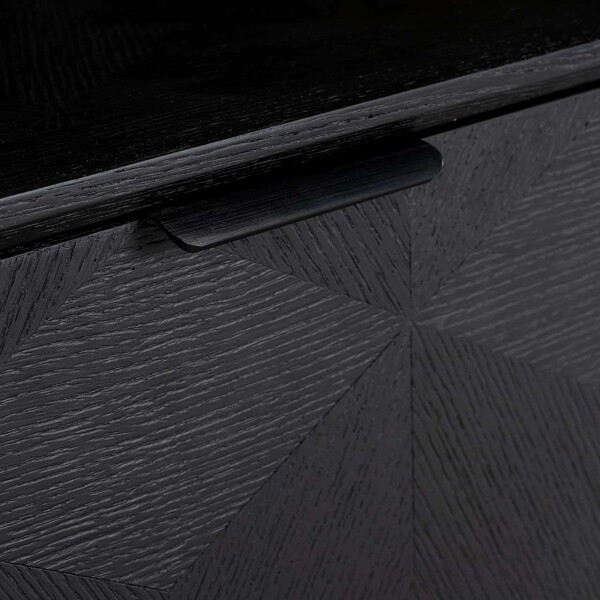 Richmond Interiors TV-dressoir Blax 2-kleppen 1-plank (Black) 