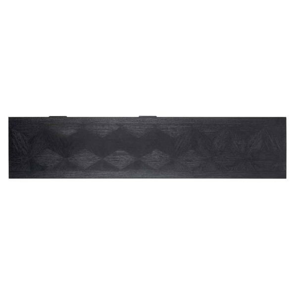 Richmond Interiors TV-dressoir Blax 2-kleppen 1-plank (Black) 