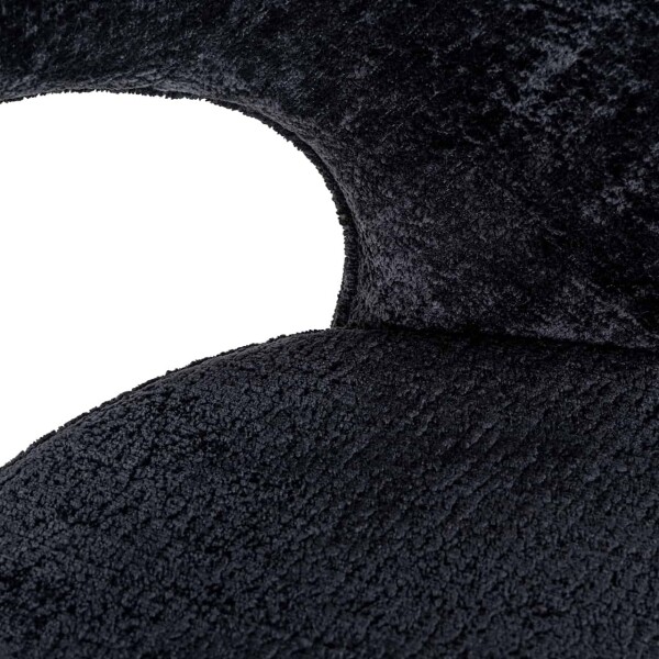 Richmond Interiors Counterstoel Savoy black chenille (Bergen 809 black chenille) 