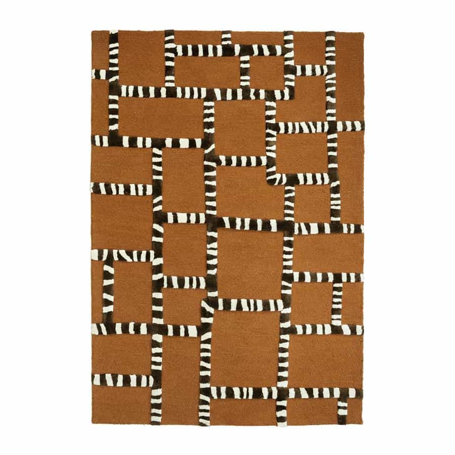 Vloerkleed StripeScape Caramel - By-Boo