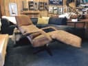 Relaxfauteuil Ipanema, Africa leder Tabac, detailfoto 4 - Het Anker