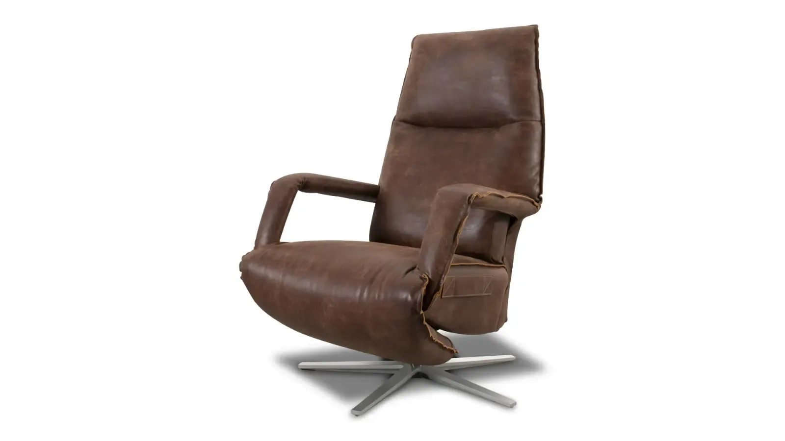 Relaxfauteuil Ipanema, Africa leder Tabac