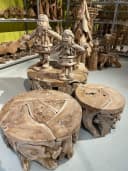 Kerstman teak set van 2 - Sventerior