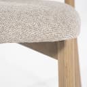Stoel Mikky naturel - taupe Moon - Eleonora