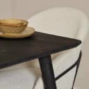 Eettafel Omaha Black | 90 cm - Starfurn