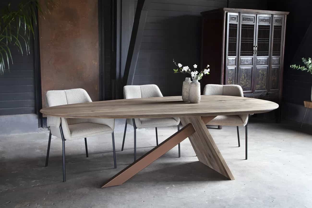 Eetkamertafel 692-747 Eiken