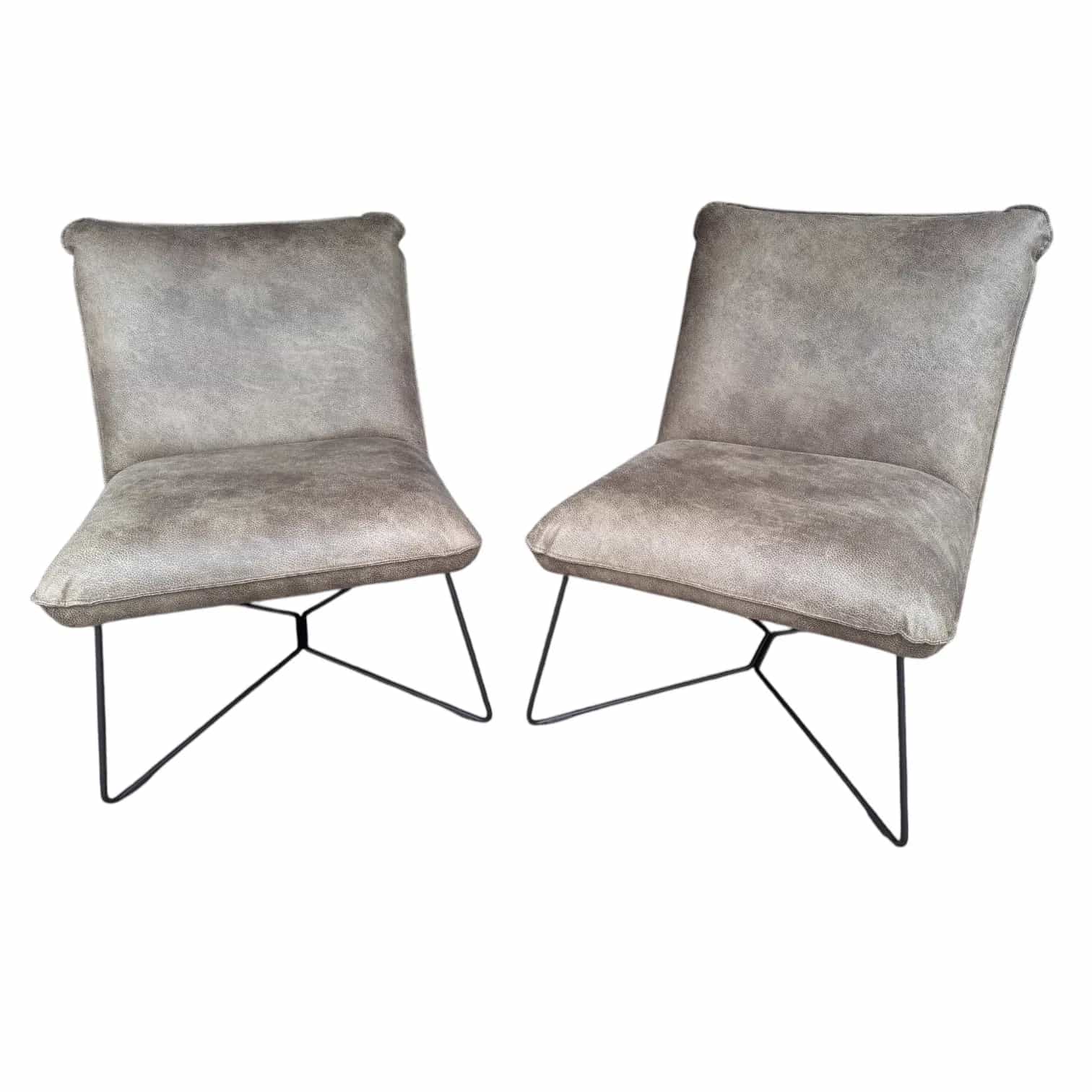 2 x fauteuil Jari Hunter olive