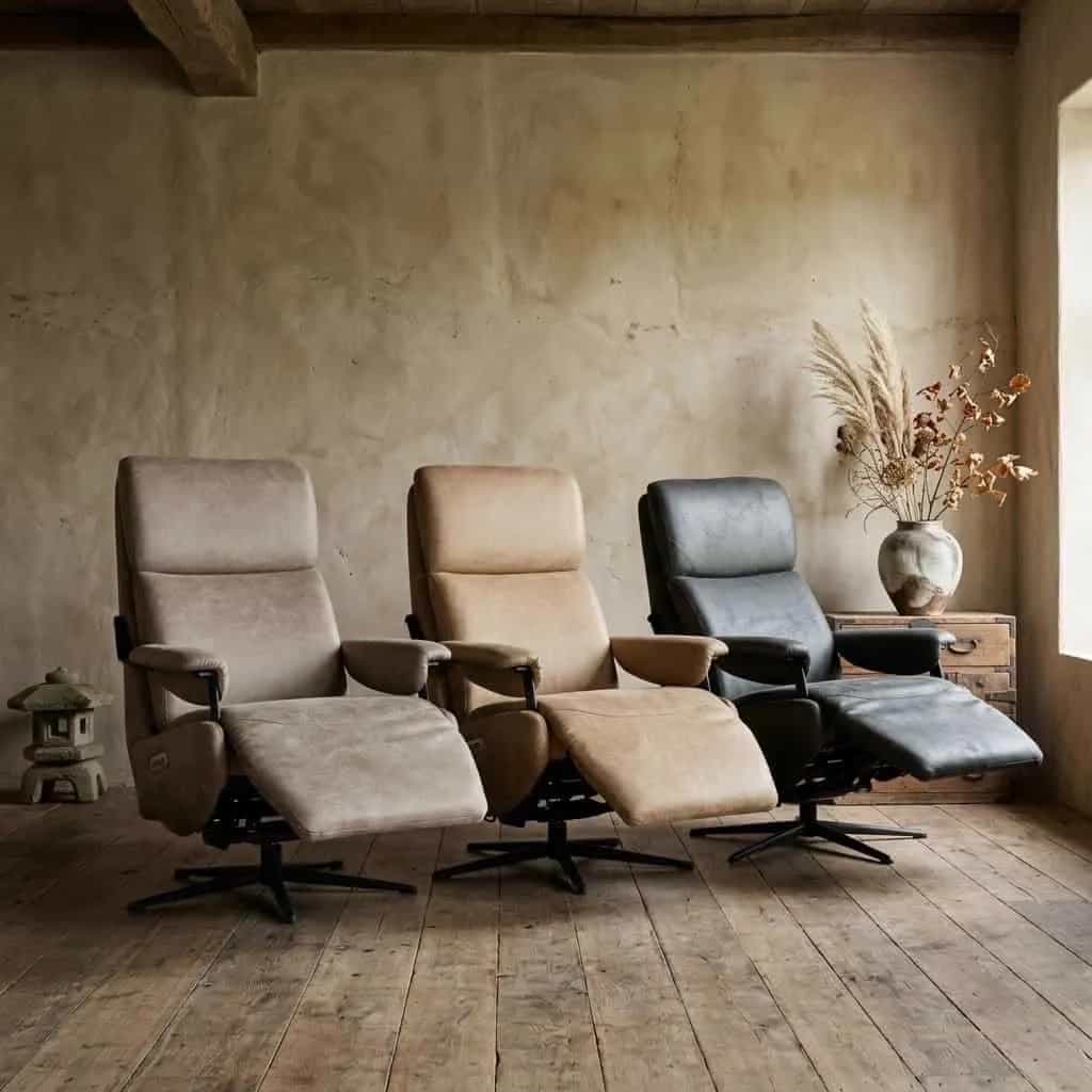 Relaxfauteuil Theo Bull Ecoleder