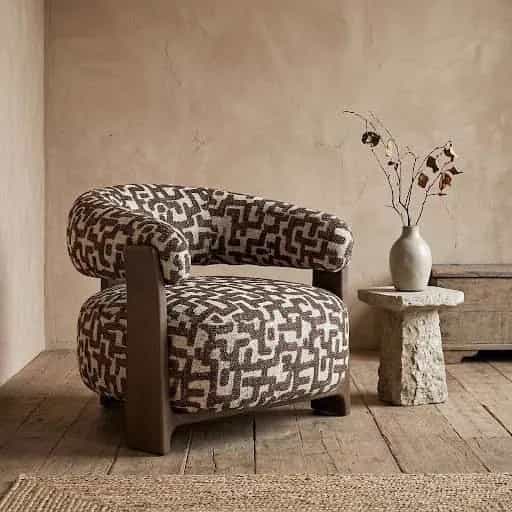 Fauteuil Bocks Be lovely en notenhout