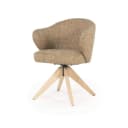 Stoel Connor naturel - mosterd Donna - Eleonora