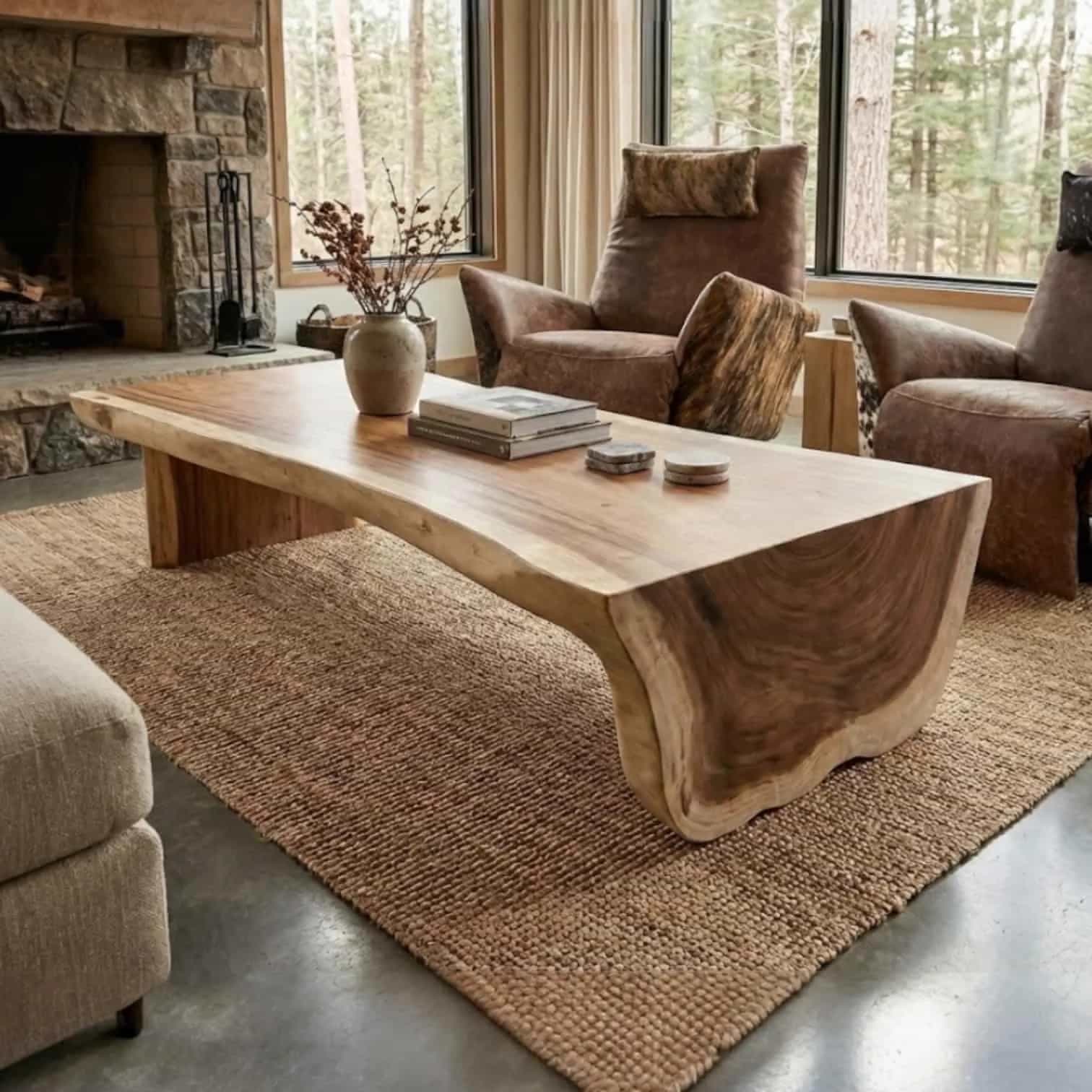 Salontafel Waterval Ayem | Suarhout | 180cm