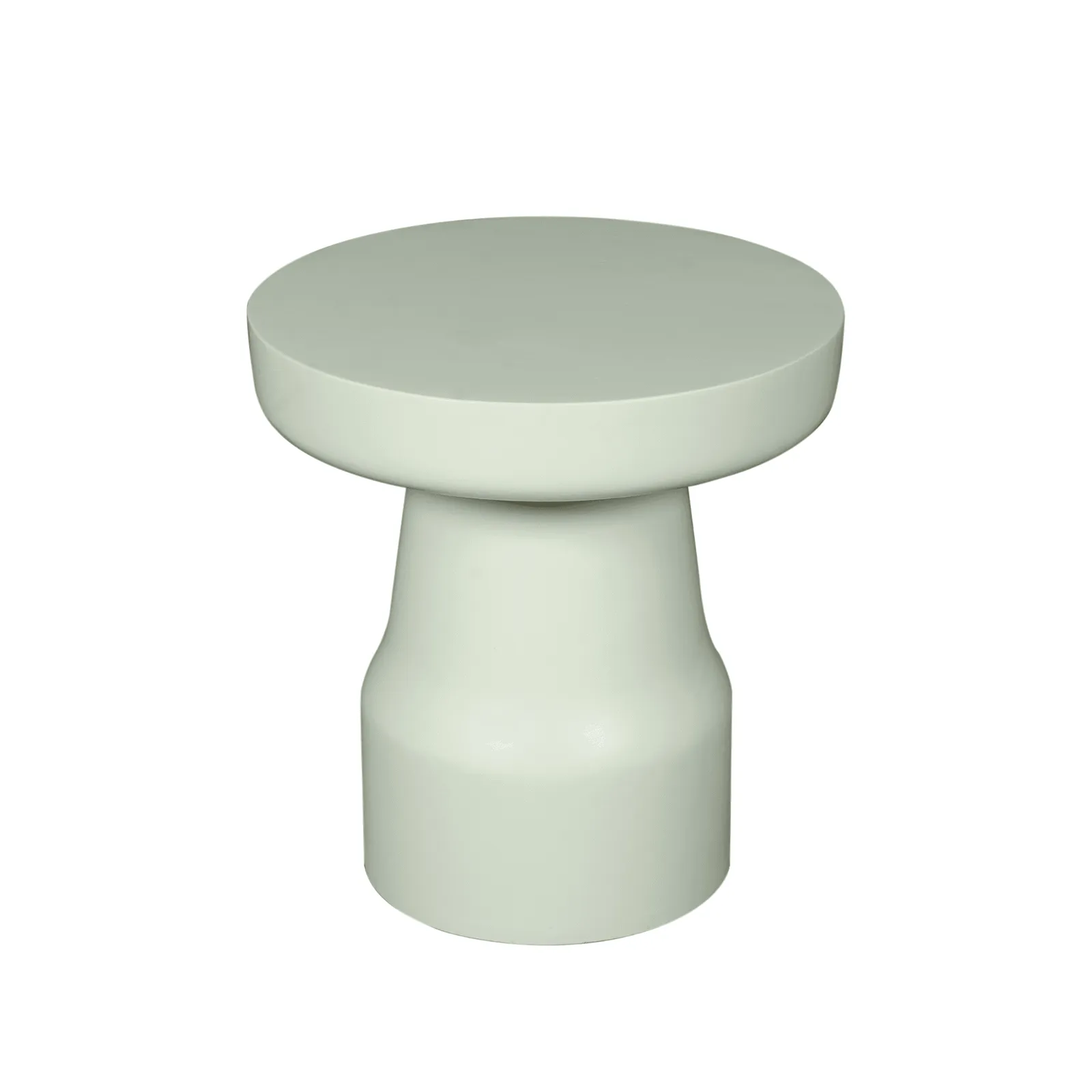 Bijzettafel Drum Groen Mangohout 40 cm
