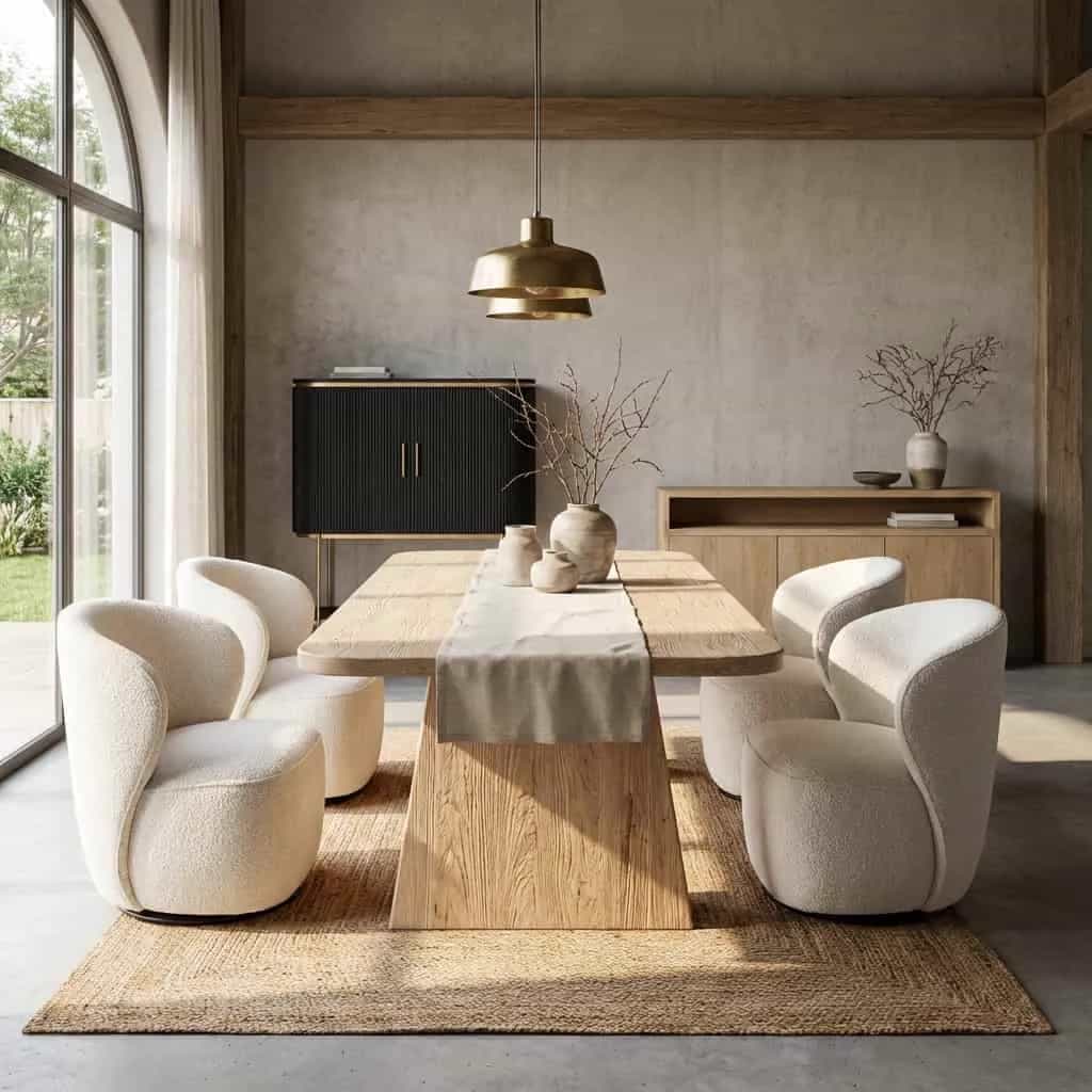 Asti Eetkamertafel naturel 220 cm