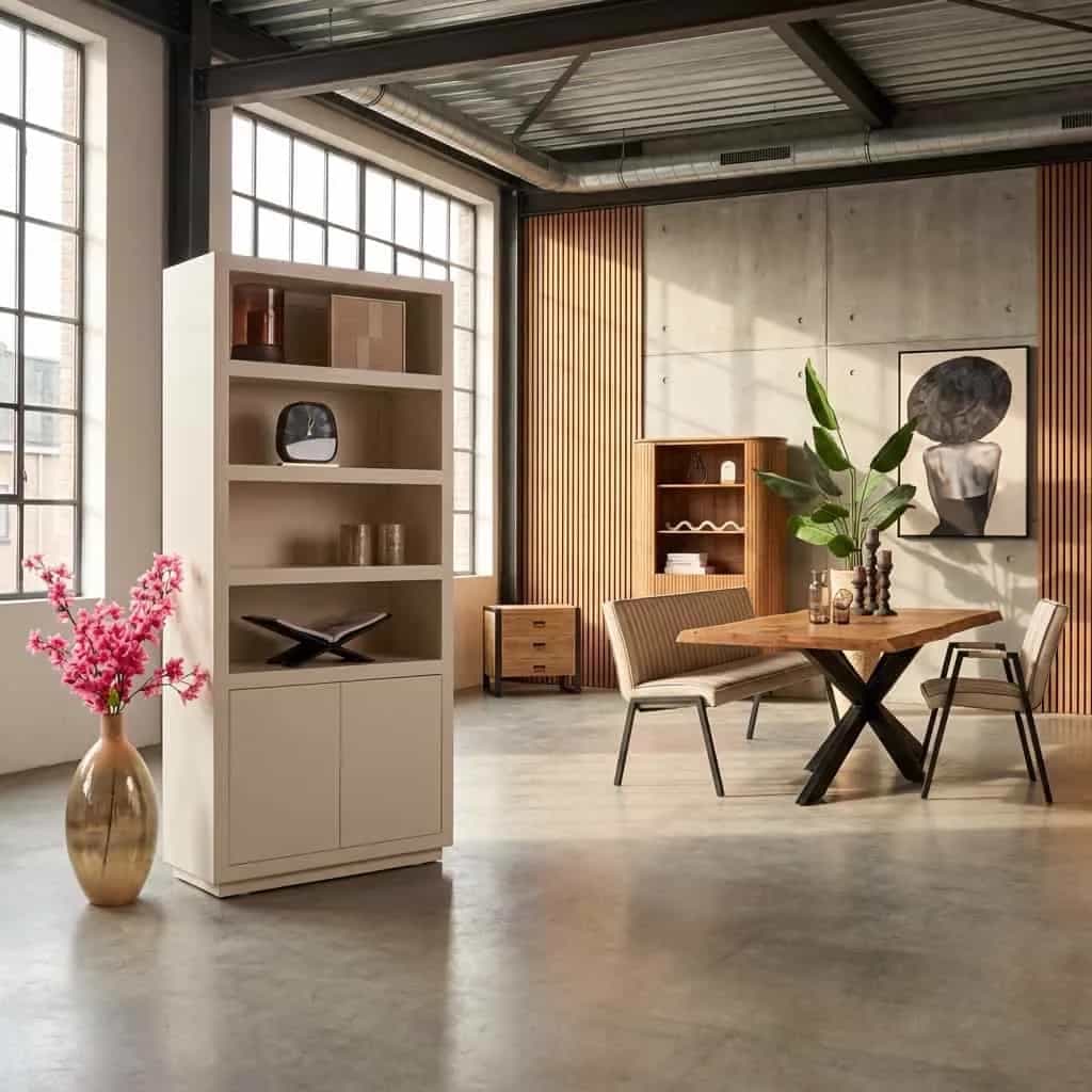 Boekenkast Brussel Sand | 90 cm