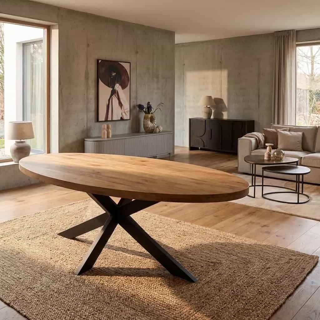 Eettafel Dakota | 240 cm | Ovaal