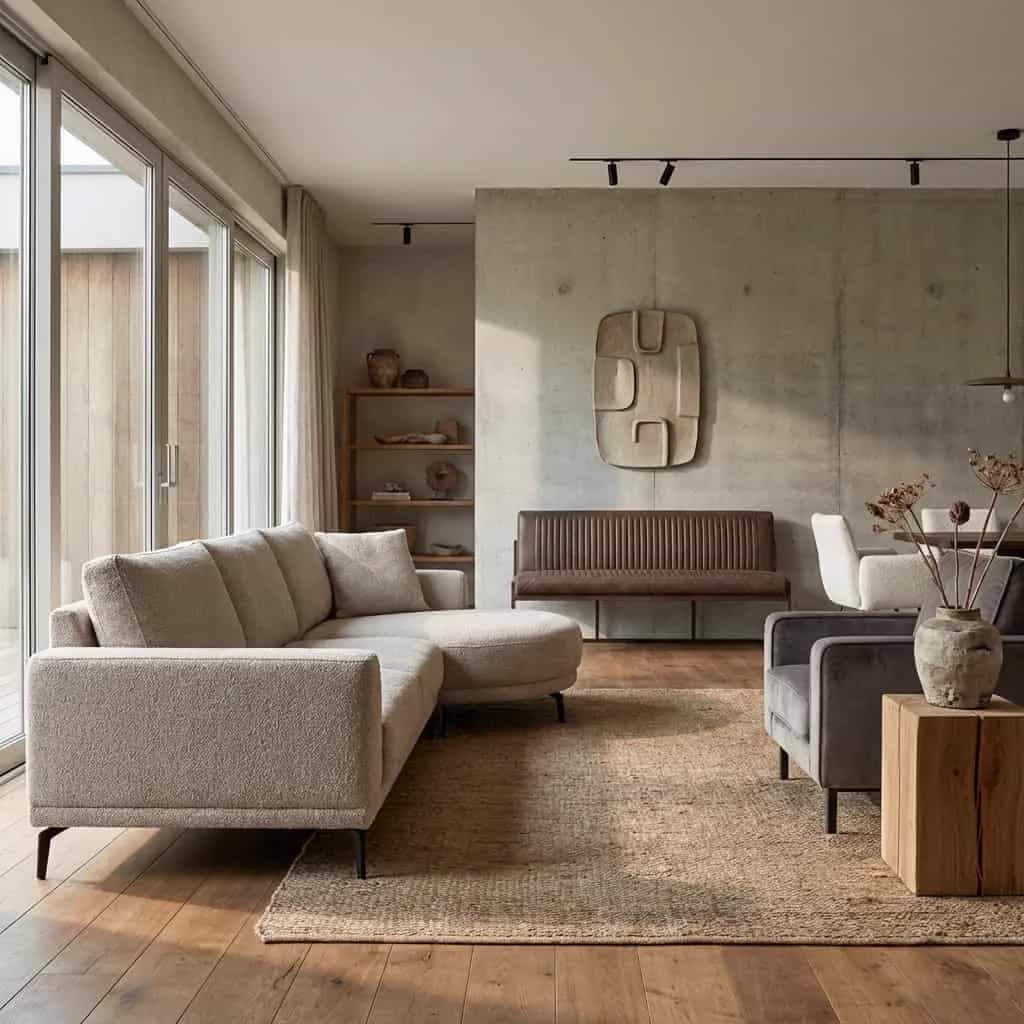 Prescot 2 5-AR + Chaise L - Sahara 400 espresso