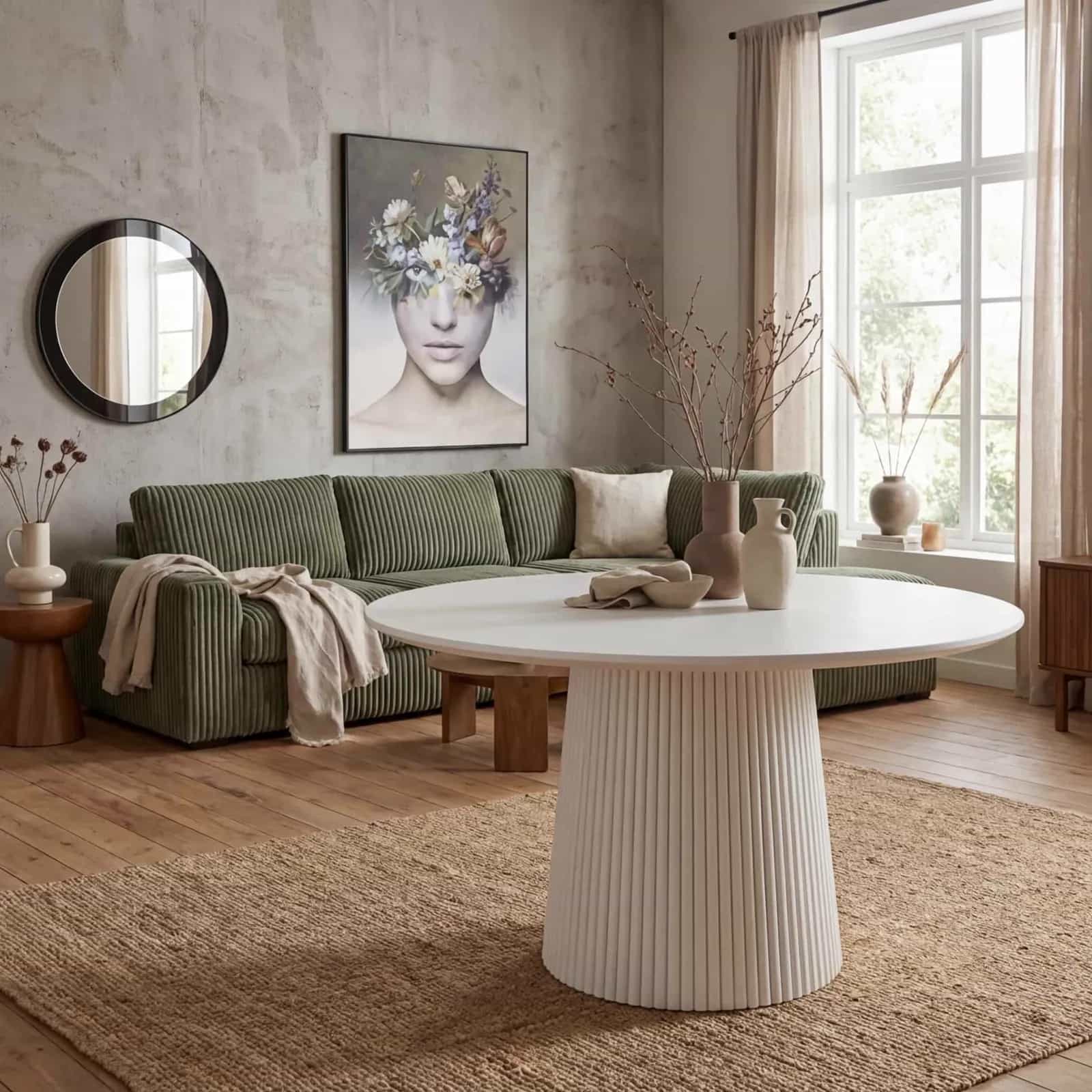 Salontafel Solana Zand Mangohout 80 cm