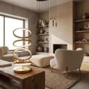 Tafellamp Jaimin brushed gold - Richmond Interiors