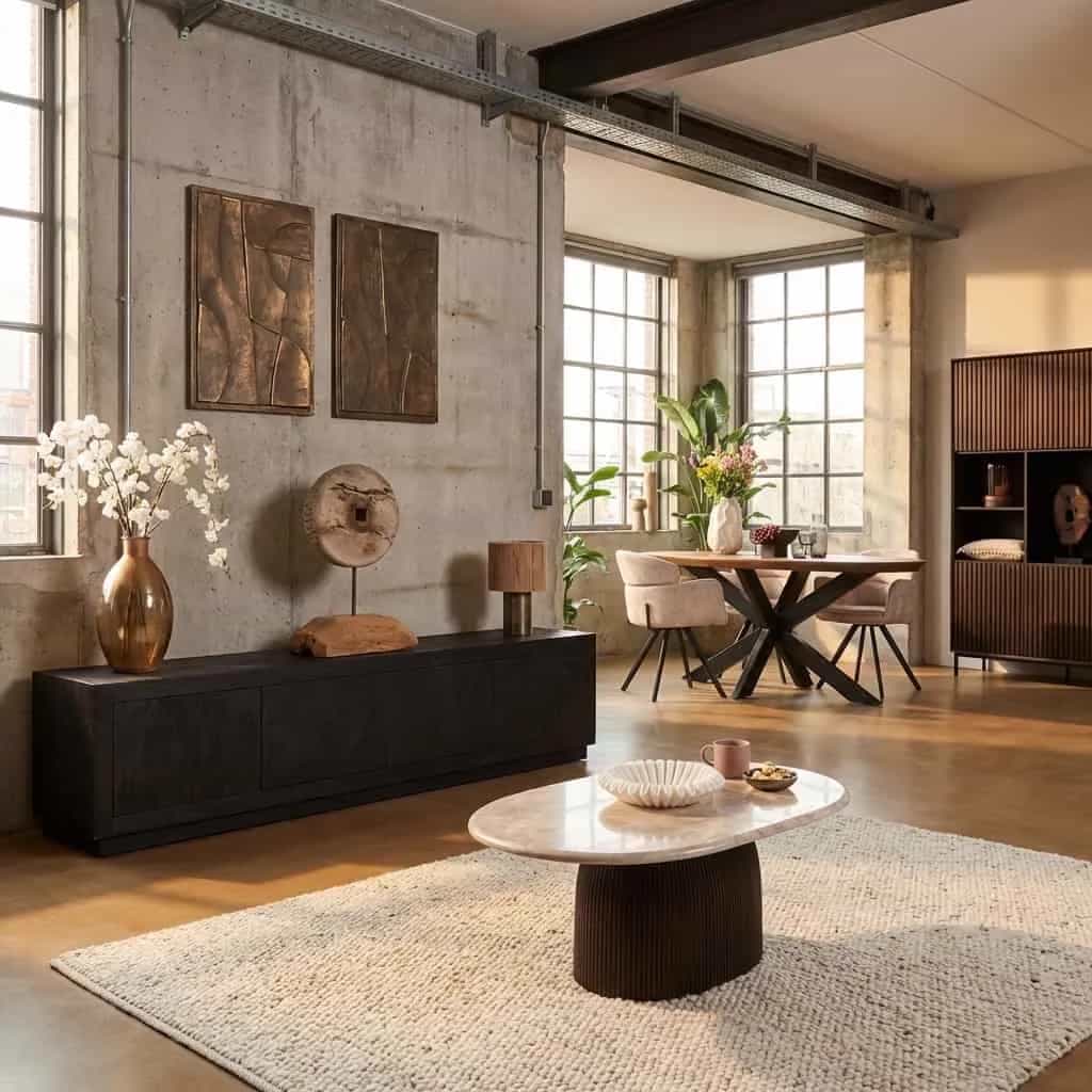 Tv meubel Brussel Black | 200 cm
