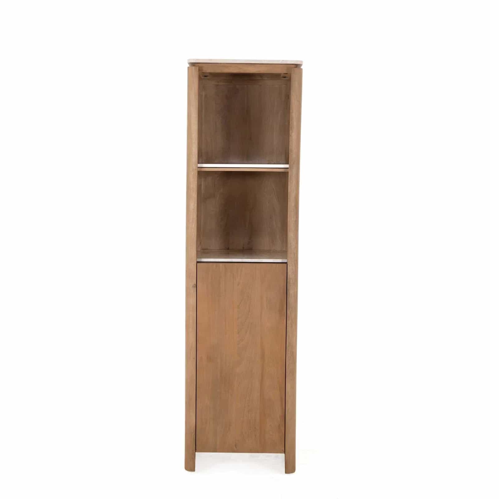 Inlegplank Boekenkast Dallas Beige Marmer Set van 2