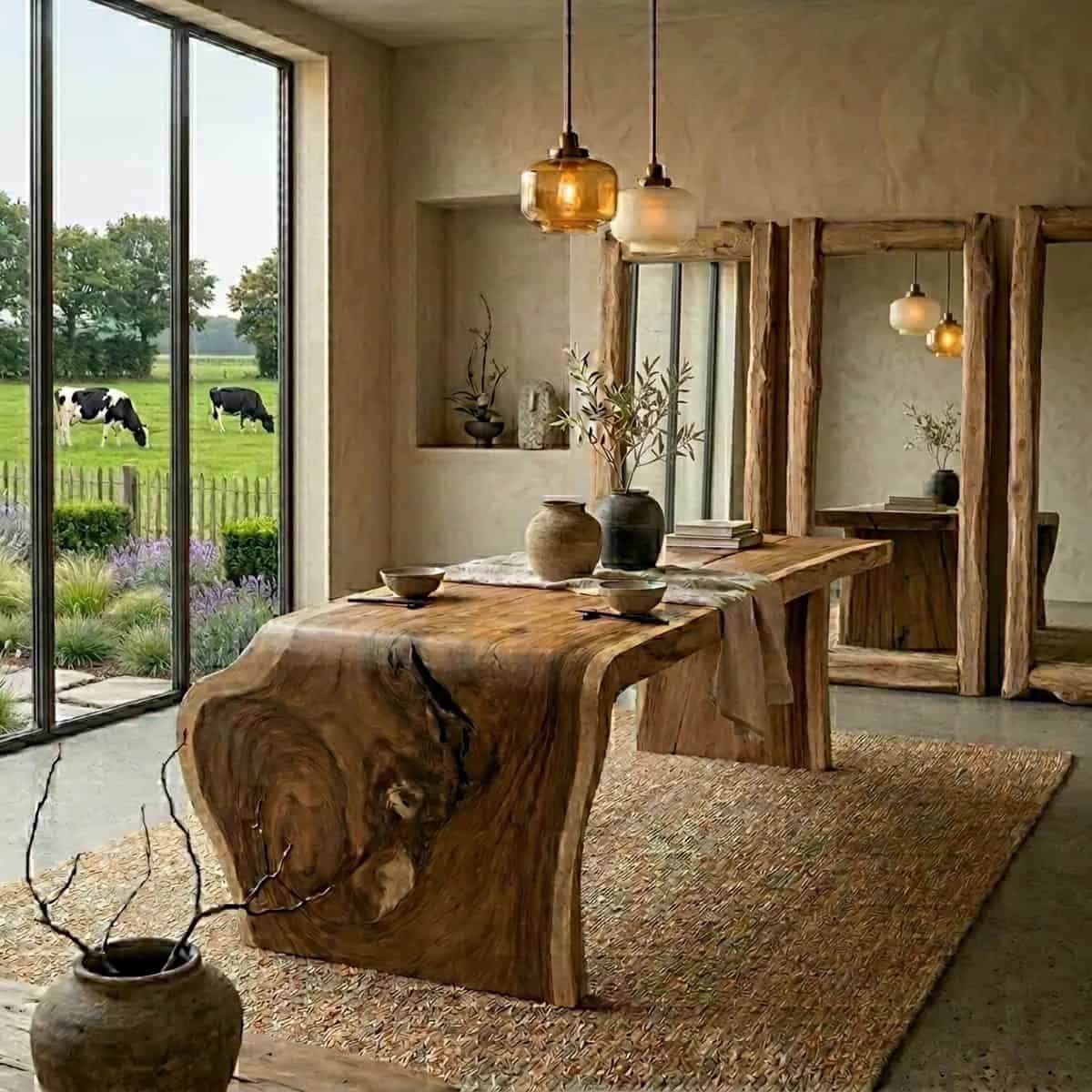 Boomstamtafel Waterval Suar 310cm