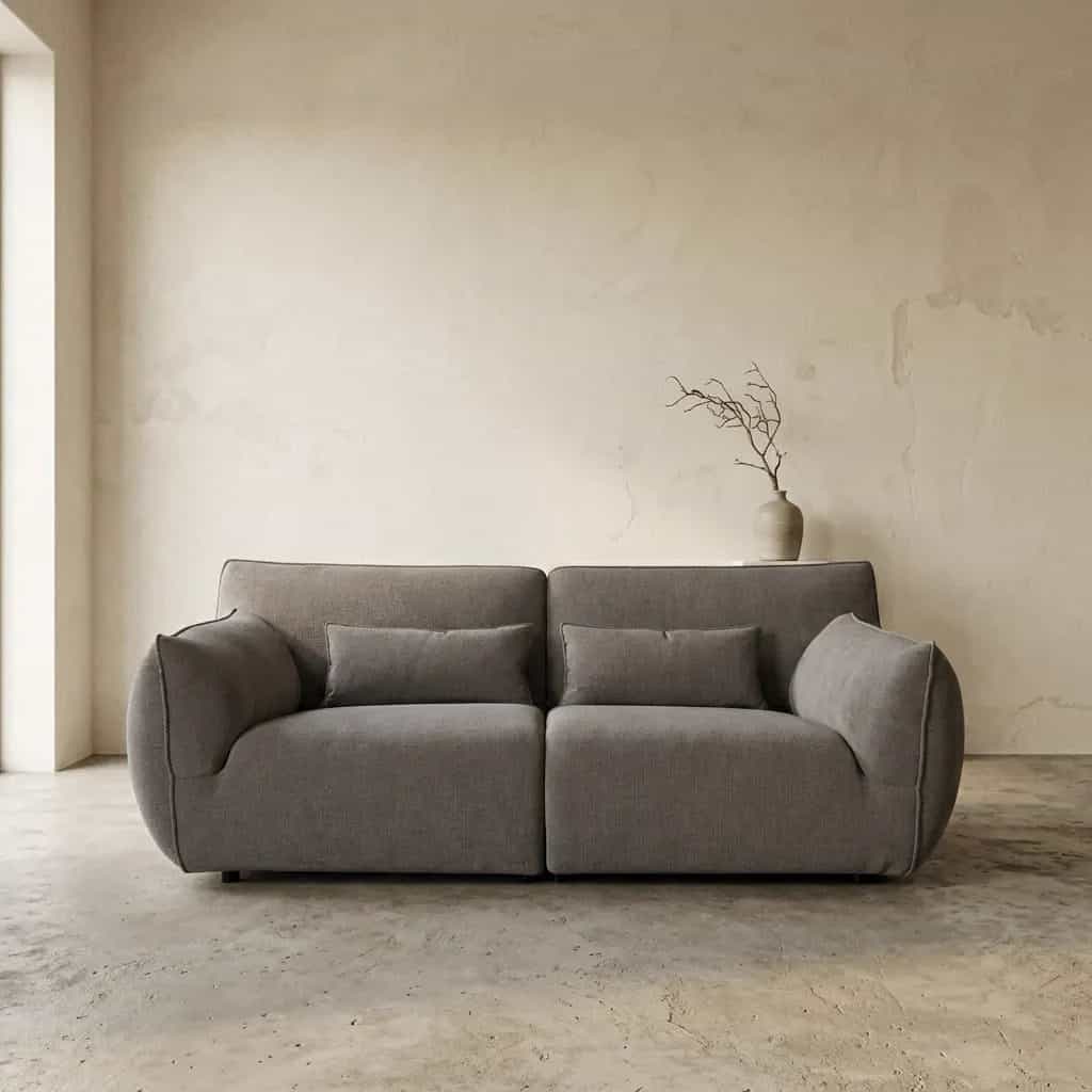 Aberdeen 3-seater - fabric Eden 20 graphite