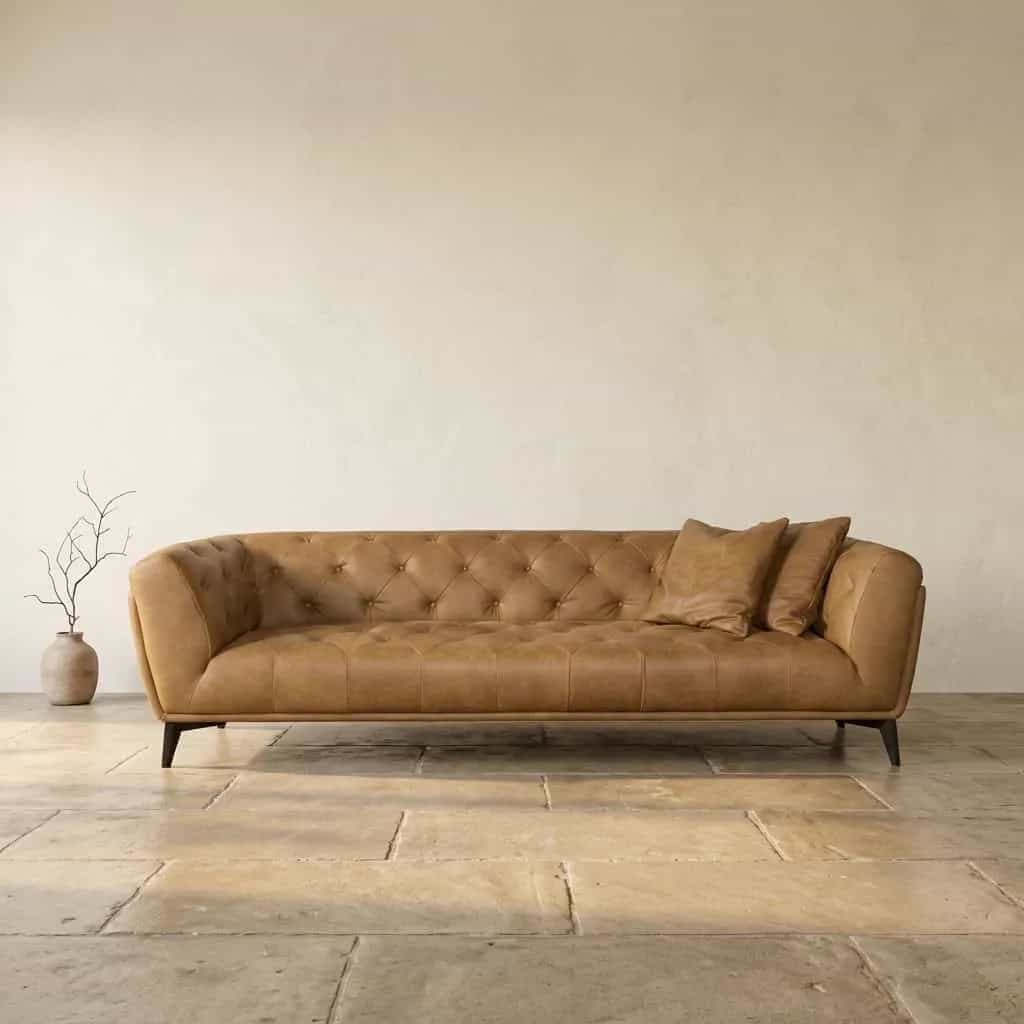 Bank Chesterfield Capetown Africa Leder