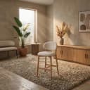 Barstoel Mikky naturel - beige Moon - Eleonora