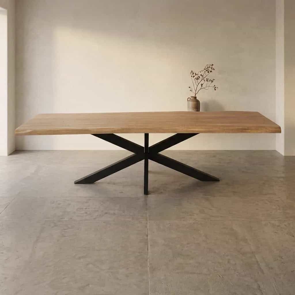 Boomstamtafel Dakota Naturel Mangohout 240 cm