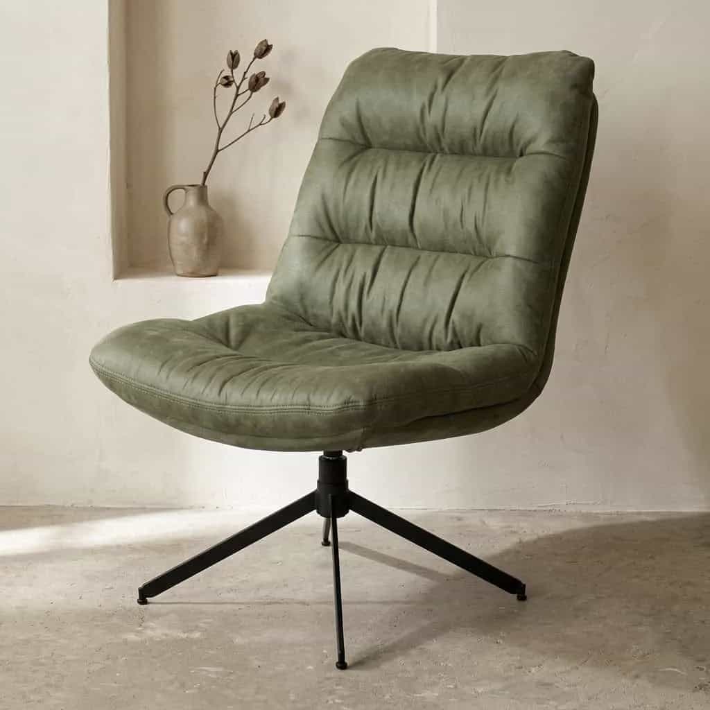 Draaifauteuil Cowboy - Olive