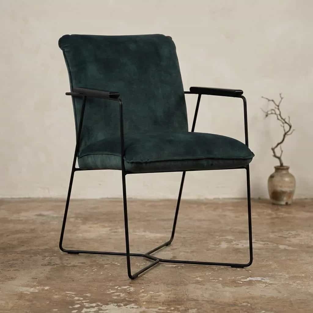 Eetkamerstoel Jack | Groenblauw