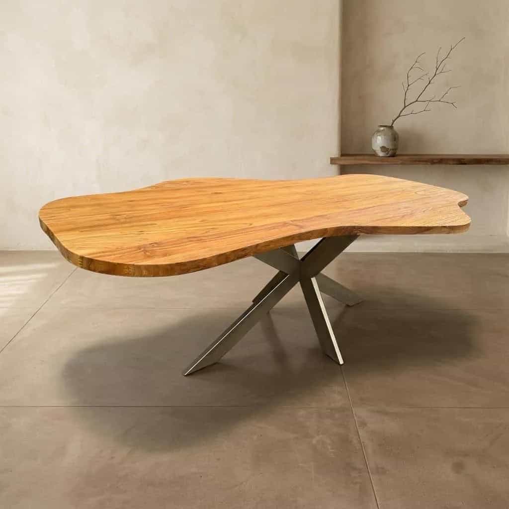 Eetkamertafel Organic teak
