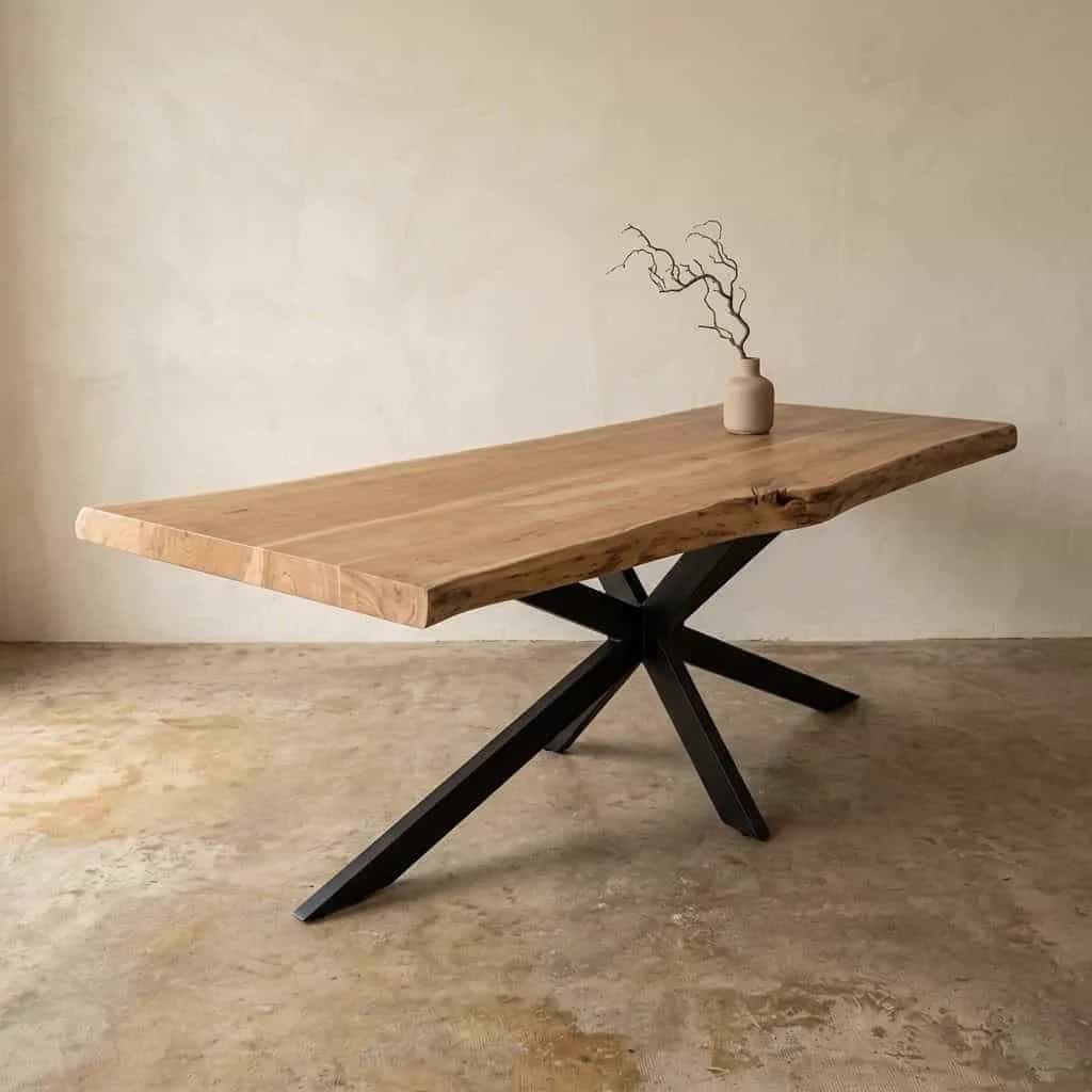 Eettafel boomstam Nando