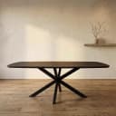 Eettafel Deens ovaal zwart | Mangohout - Mokana Furniture