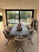 Eettafel Deens ovaal zwart | Mangohout - Mokana Furniture