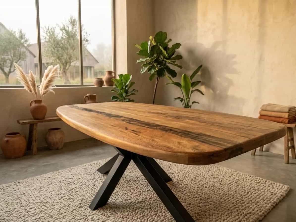 Eettafel Donny teakhout Deens Ovaal