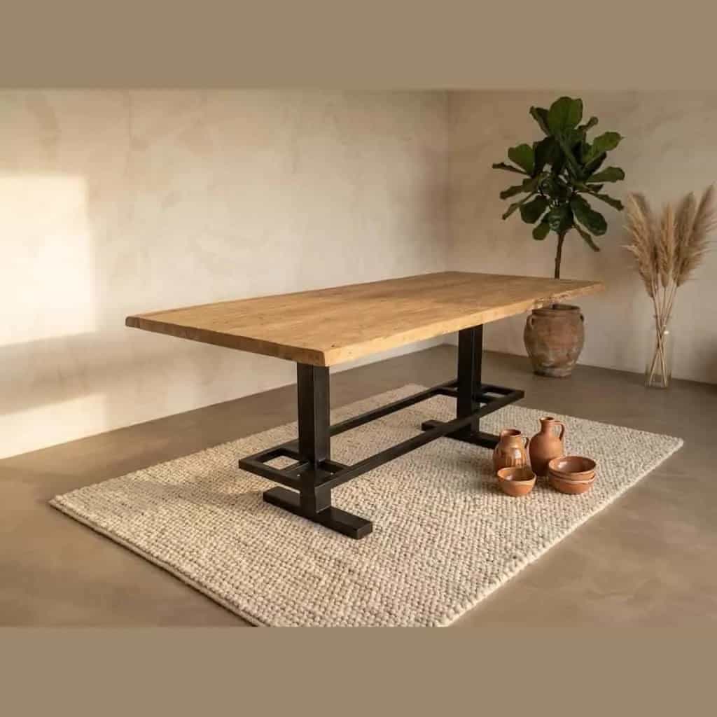 Eettafel Donny Teakhout massief