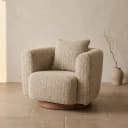 Fauteuil Jordan Taupe Asti - Eleonora