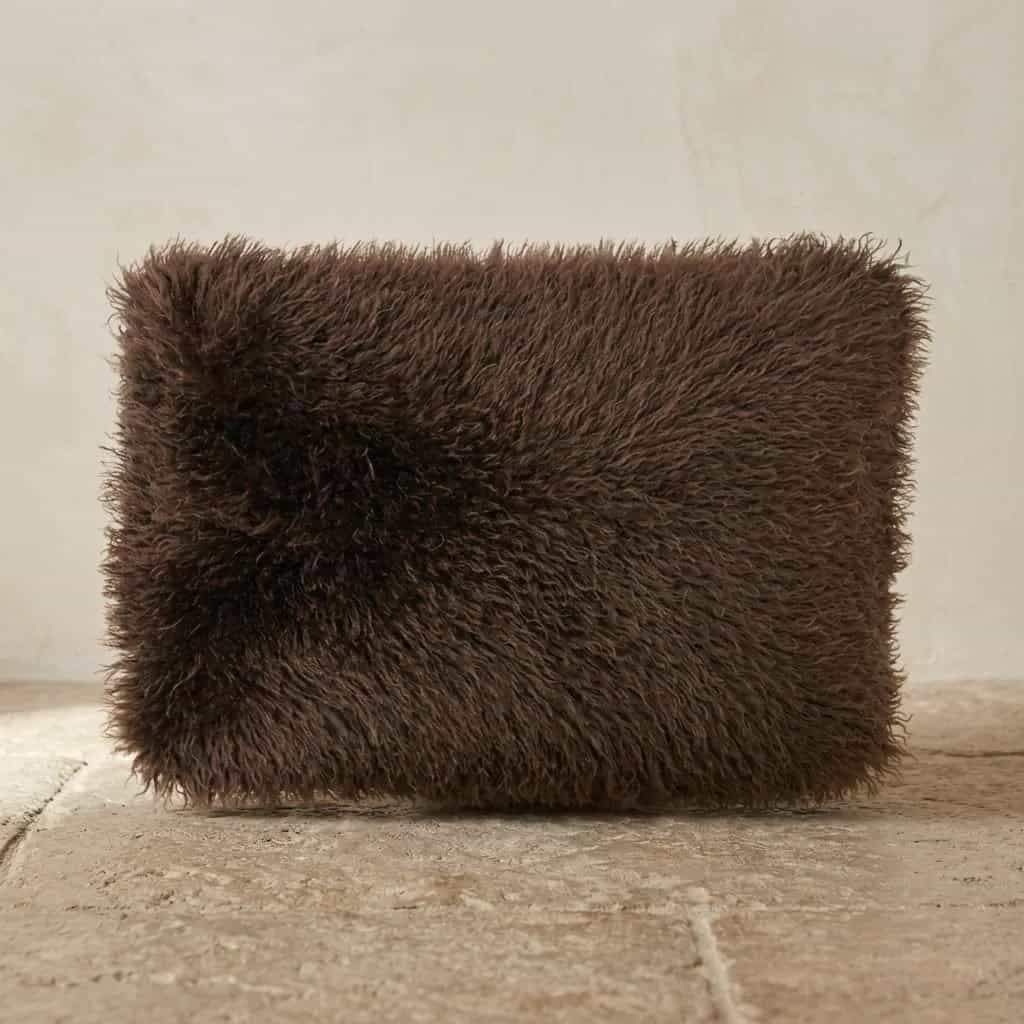 Kussen Doodly 40x60 cm - dark brown