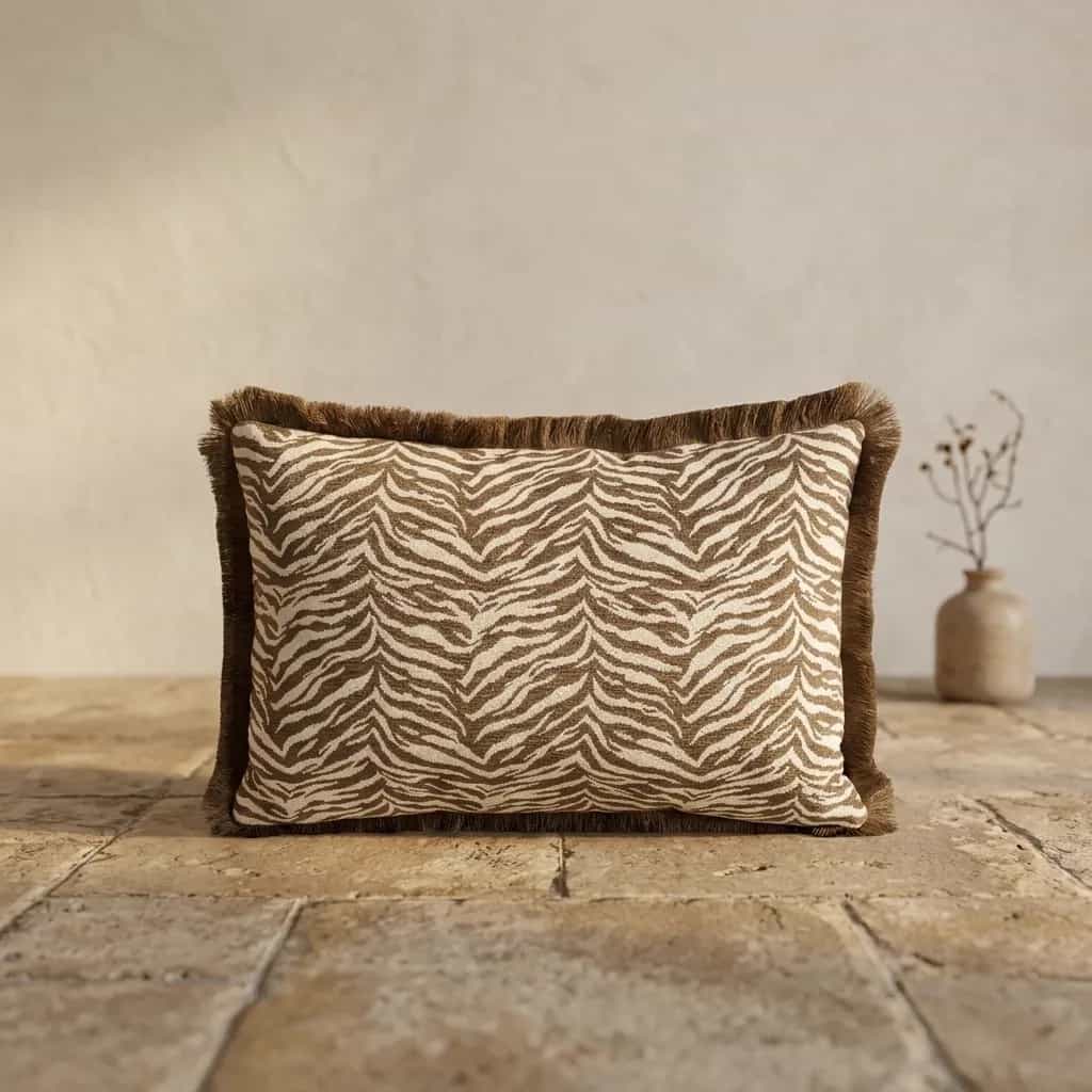 Kussen Tigra 40x60 cm - bruin