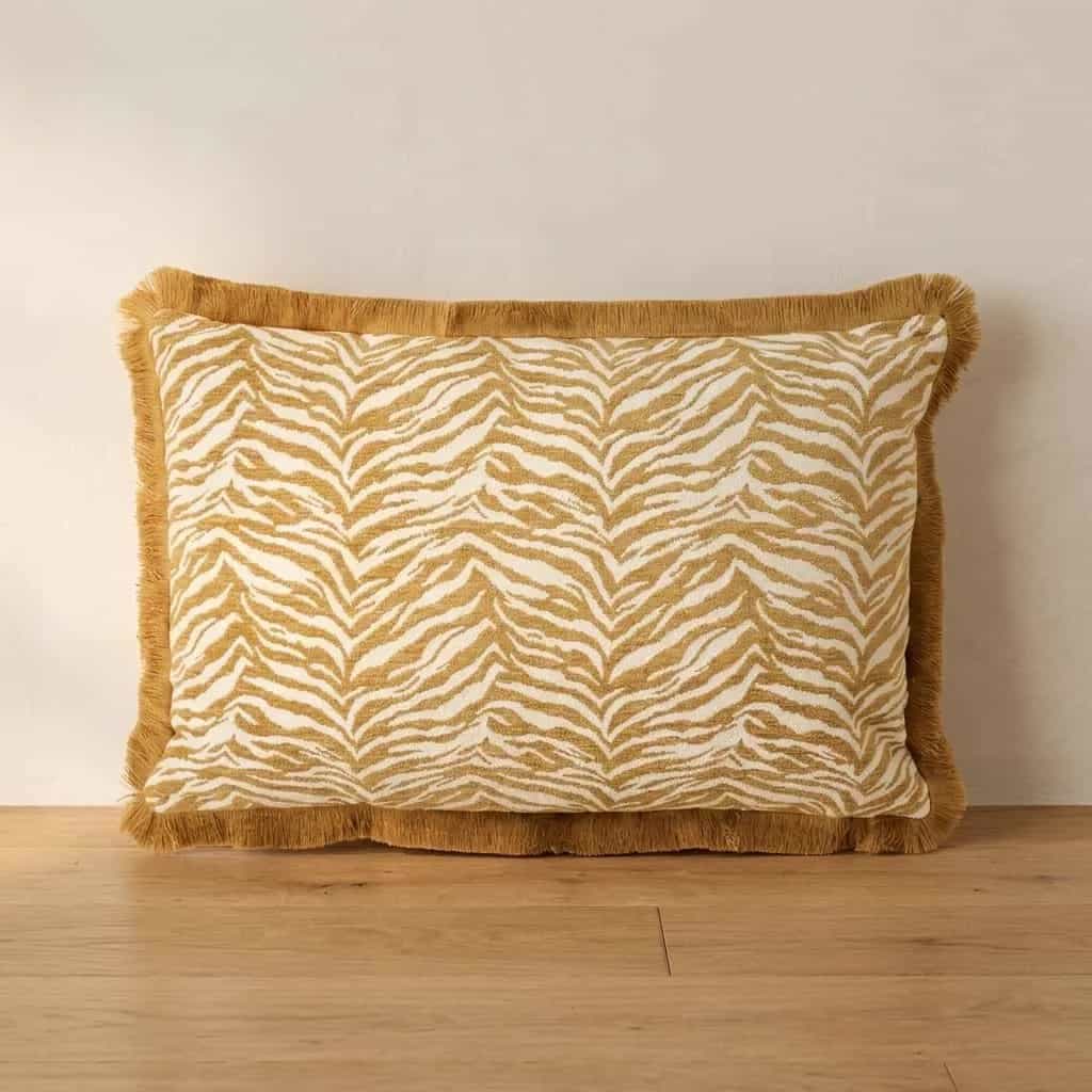 Kussen Tigra 40x60 cm - mustard