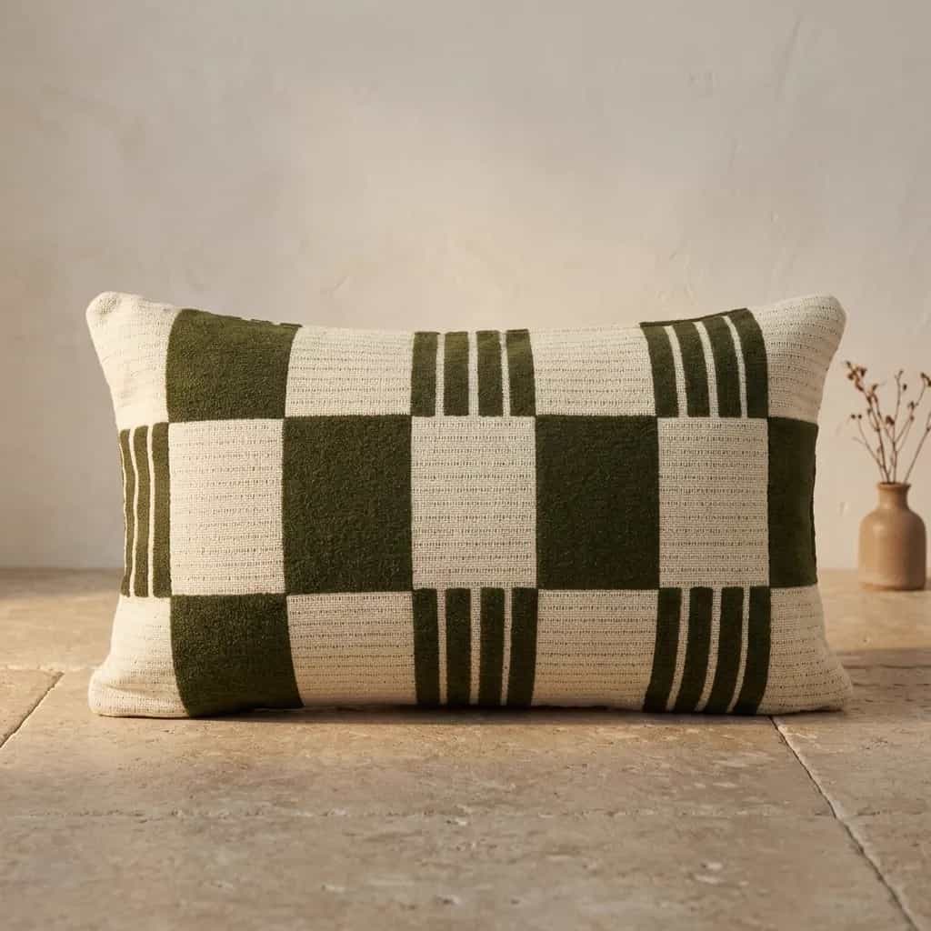 Kussen Twist 35x55 cm - groen