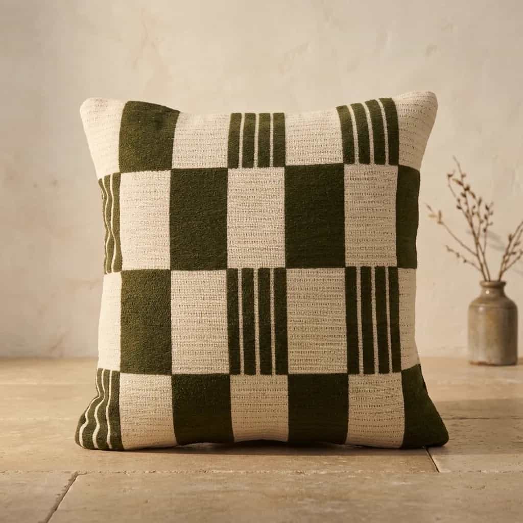 Kussen Twist 45x45 cm - green