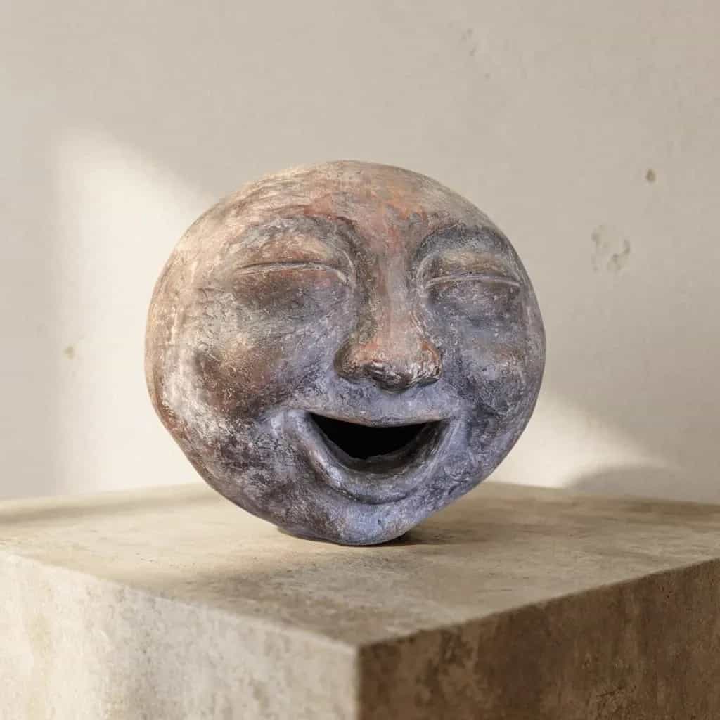 Smiling Head Moon Wagir Brown