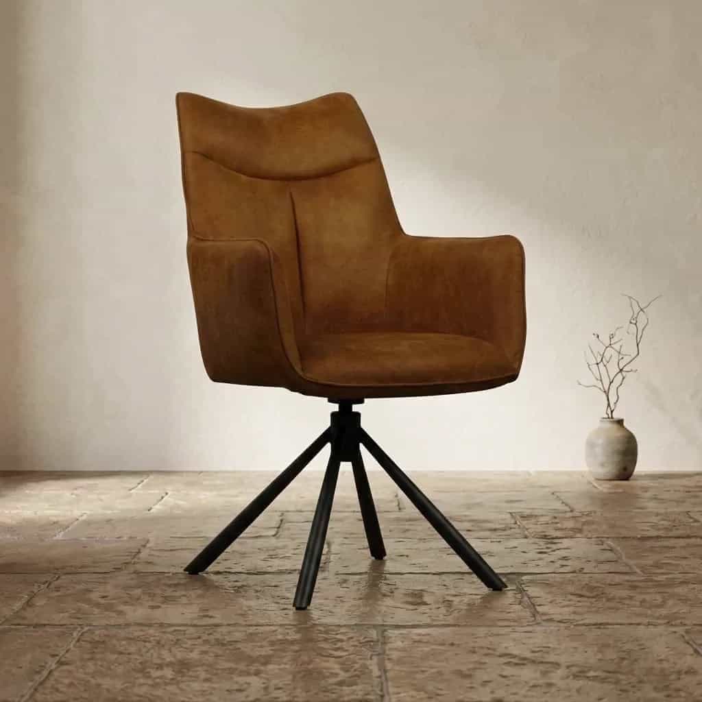 Stoel Mia | Cognac