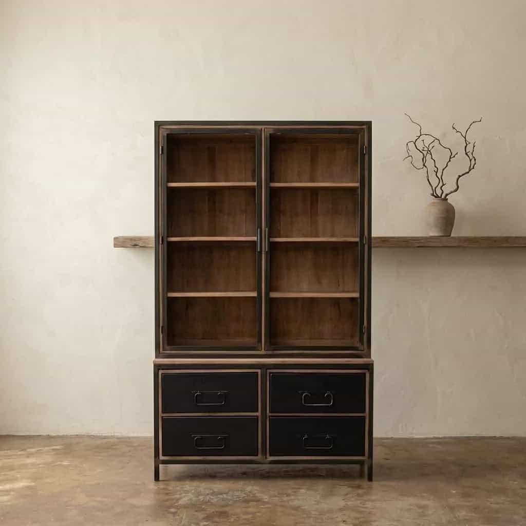 Vitrinekast Aramis 129 cm