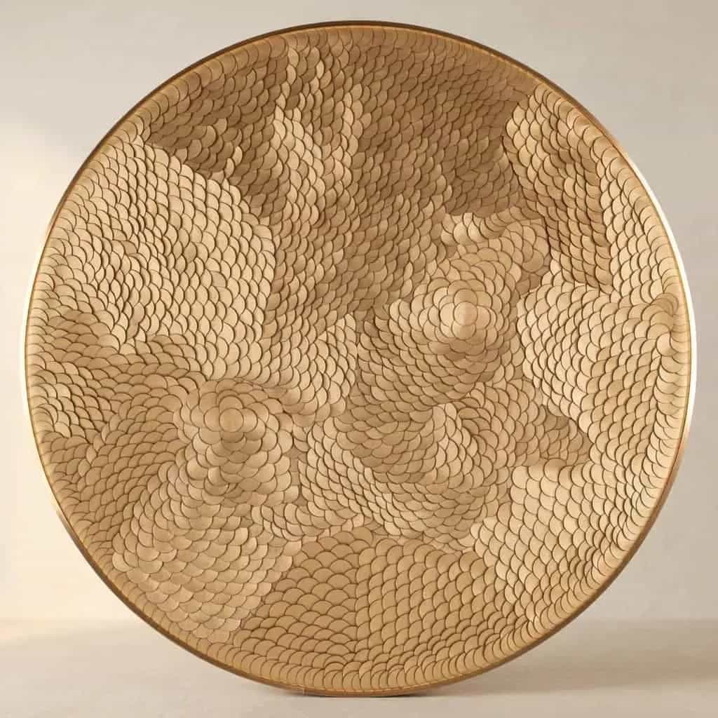 Wall art Bloom goud