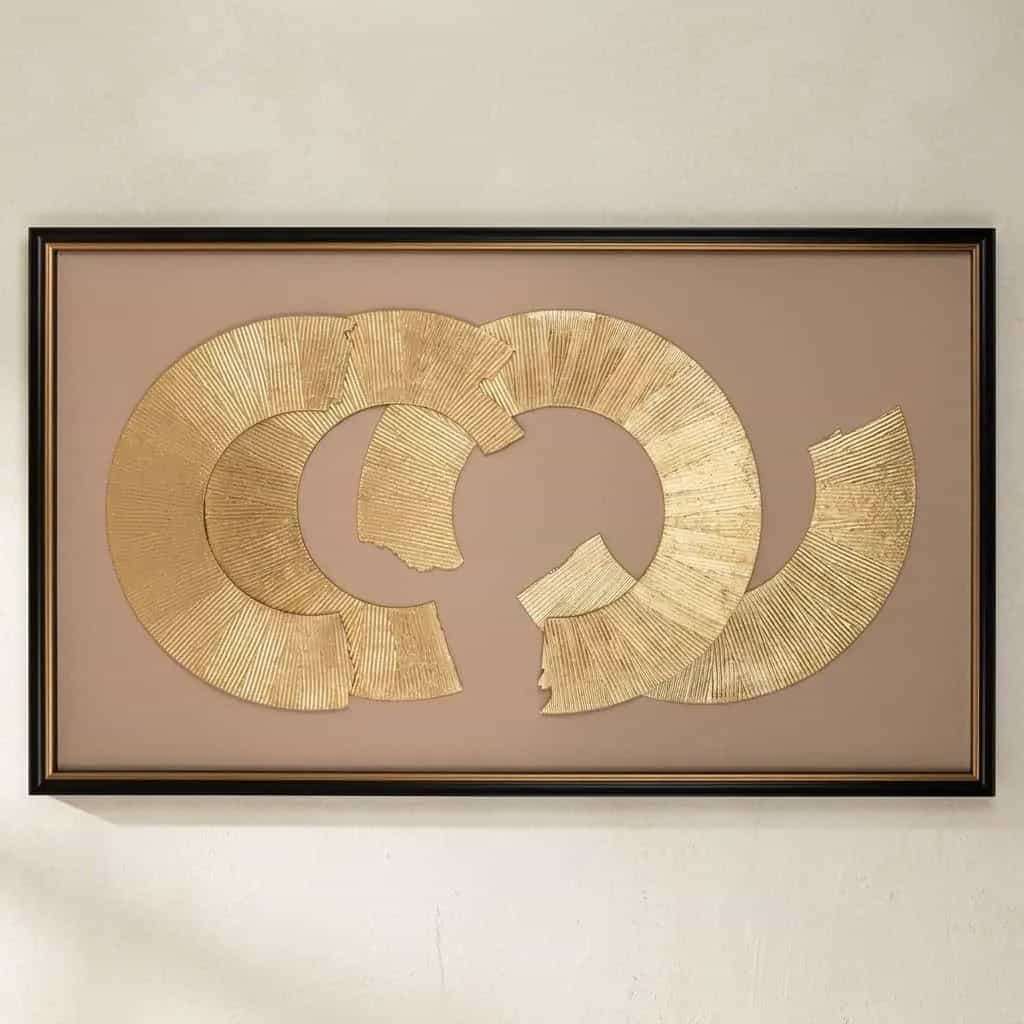 Wall art Eden black/gold