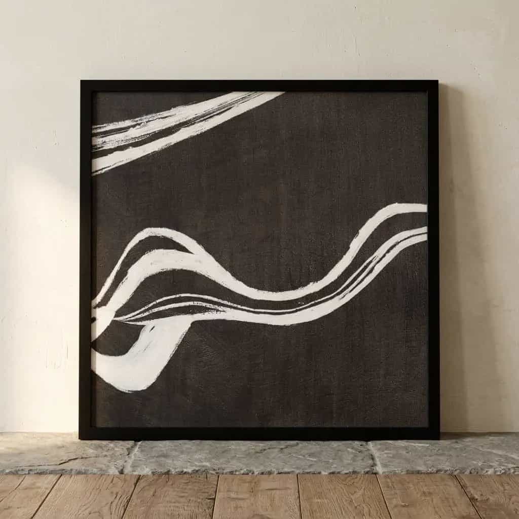Wall art Jozra black/white