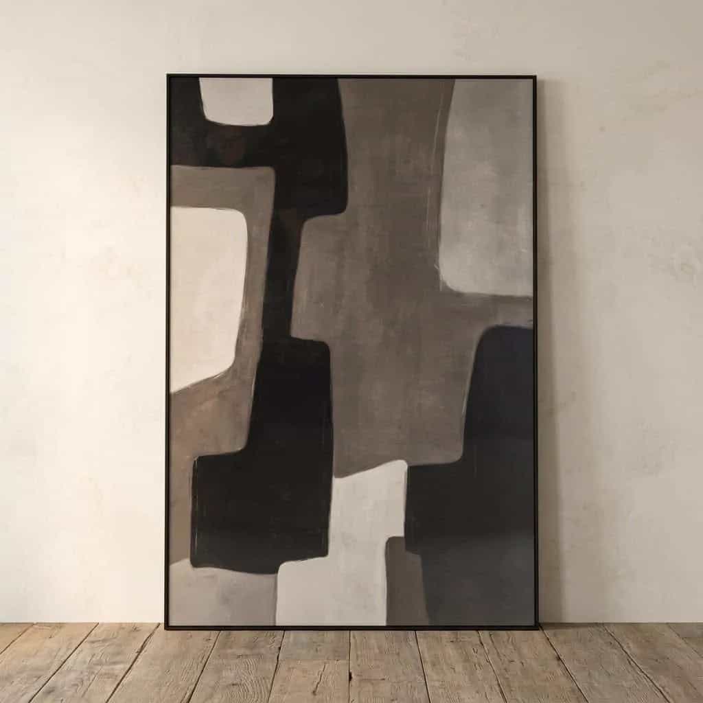 Wall art Mirage brown left